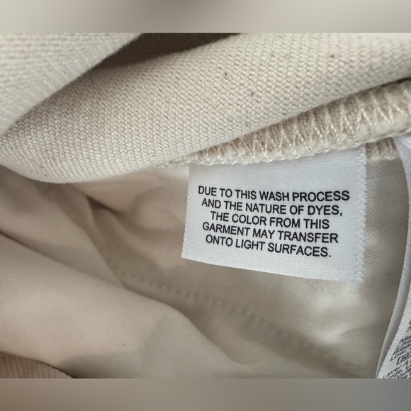 J. Crew Belted mid-rise wide leg jean Ecru wash Relaxed Loose Chic 2024 Size 26 - Picture 10 of 12